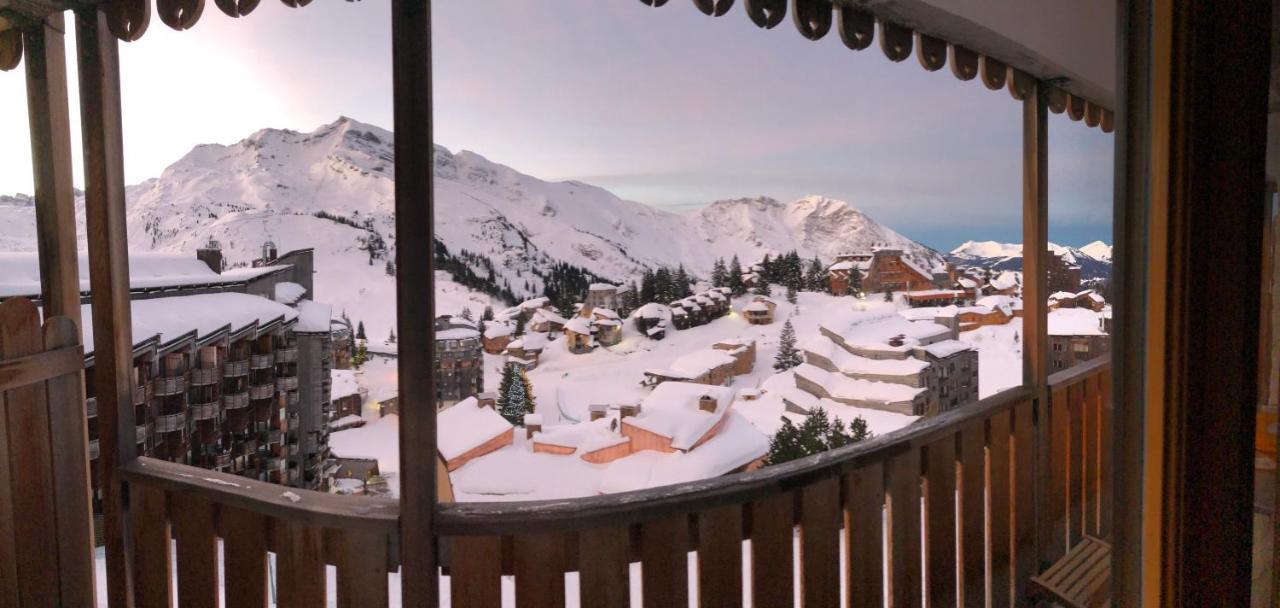 Charmant T2 classé 3 étoiles, Les Crozats, Magnifique vue montagne Avoriaz Extérieur photo