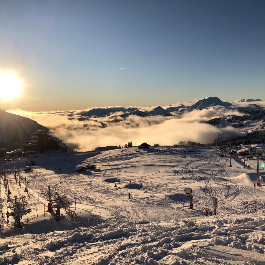 Charmant T2 classé 3 étoiles, Les Crozats, Magnifique vue montagne Avoriaz Extérieur photo