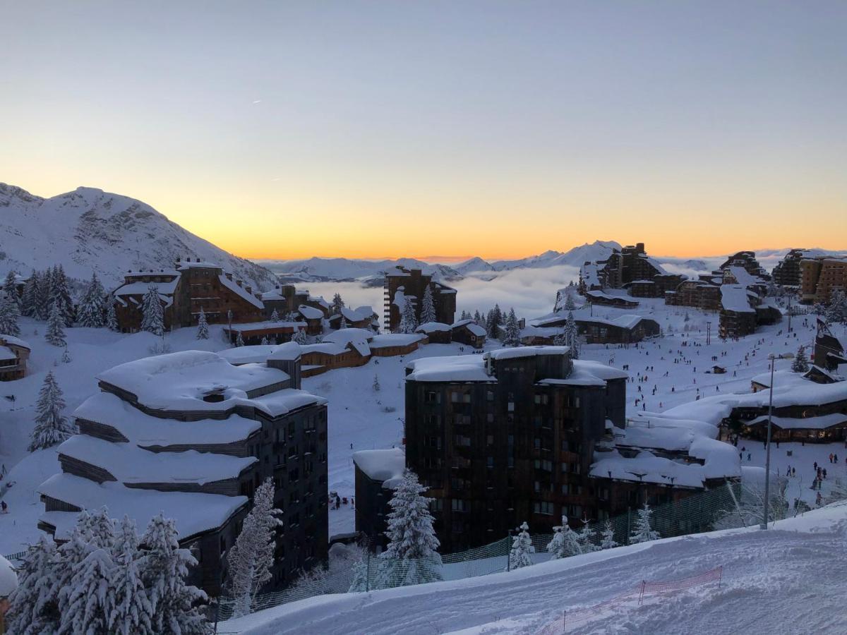 Charmant T2 classé 3 étoiles, Les Crozats, Magnifique vue montagne Avoriaz Extérieur photo