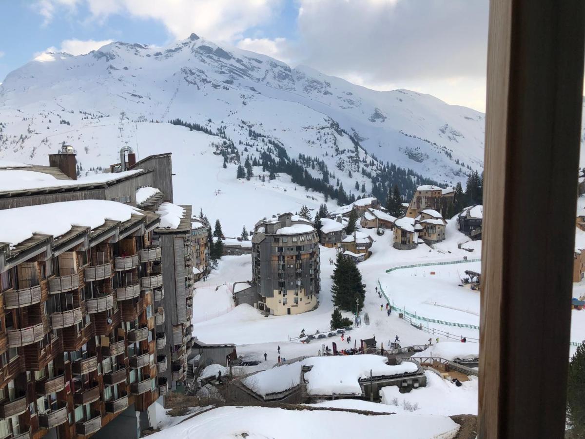 Charmant T2 classé 3 étoiles, Les Crozats, Magnifique vue montagne Avoriaz Extérieur photo