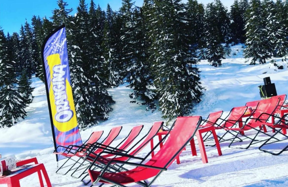 Charmant T2 classé 3 étoiles, Les Crozats, Magnifique vue montagne Avoriaz Extérieur photo